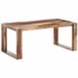 vidaXL Table à manger 180x90x76 cm Bois massif