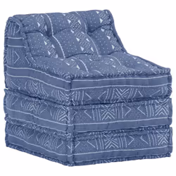 Ajoutez une touche de style exotique à votre intérieur avec notre pouf ! Ce canapé modulable est recouvert d'un tissu doux au ...