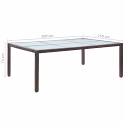 VidaXL 46128 table de jardin - Vue supplémentaire 5