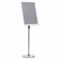 vidaXL Support d'affiche A3 sur pied Argenté Alliage d'aluminium
