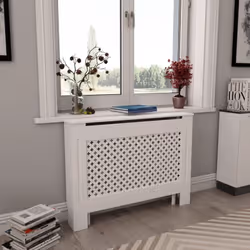 Ce cache-radiateur sera un supplément élégant et pratique à votre salon. Il est conçu pour donner à votre radiateur une fonct ...
