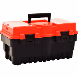 Cette boîte à outils, comprenant des plateaux profonds et des compartiments de rangement de différentes tailles, sera une aid ...
