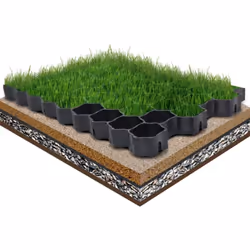 La grille pour gazon de jardin est une excellente alternative au pavage. Elle convient pour les pelouses, les aires de jeu, l ...