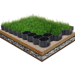 Vidaxl - Grilles d'herbe 16 pcs noir 60x40x3 cm plastique