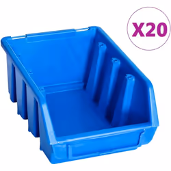 Organisez votre garage, salle de bricolage et atelier grâce à ces bacs de rangement empilables. Ils offrent de nombreuses pos ...