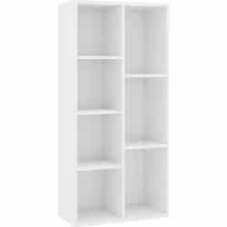vidaXL Bibliothèque Blanc 50x25x106 cm Bois d'ingénierie - TU