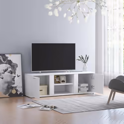 Description générale Ce meuble TV au design moderne et pratique est un ajout intemporel à votre intérieur. Fabriqué en agglom ...