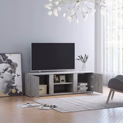 Avec un design à la fois tendance et pratique, ce meuble TV robuste deviendra certainement un point central de votre pièce. C ...