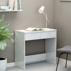 Vidaxl - pc pc de bureau pc pour étudier le bureau en bois diverses couleurs Couleur : Blanc brillant