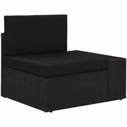 Ce siège d'angle sectionnel en résine tressée allie style et fonctionnalité, et est conçu pour être utilisé à l'extérieur tou ...