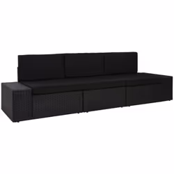 Description générale Ce canapé sectionnel en résine tressée allie style et fonctionnalité, et est conçu pour être utilisé à l ...