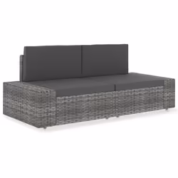 Ce canapé sectionnel en résine tressée allie style et fonctionnalité, et est conçu pour être utilisé à l'extérieur toute l'an ...