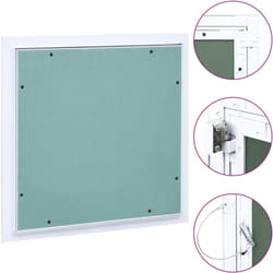 Vidaxl - Panneau d'accès Cadre en aluminium plaque de plâtre 400x400 mm