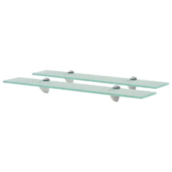 vidaXL Étagères murales 2 pcs Verre 60x10 cm 8 mm - TU
