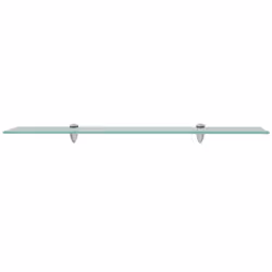 VidaXL 3051499 étagères Verre trempé, Zinc Transparent