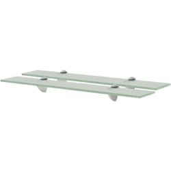 Tagères murales 2 pcs Verre 60x10 cm 8 mm Vidaxl