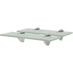 Tagères murales 2 pcs Verre 30 x 20 cm 8 mm Vidaxl