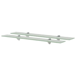 vidaXL Étagères murales 2 pcs Verre 70 x 20 cm 8 mm
