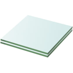 Vidaxl - Panneaux d'étagère 2 pcs Verre Transparent 20 x 15 cm