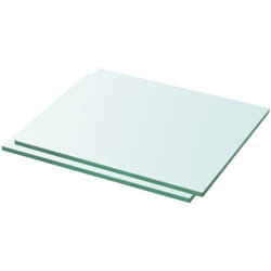 Vidaxl - Panneaux d'étagère 2 pcs Verre Transparent 30 x 20 cm