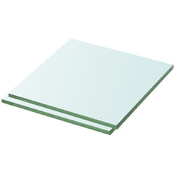 Vidaxl - Panneaux d'étagère 2 pcs Verre Transparent 30 x 30 cm