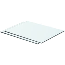 Vidaxl - Panneaux d'étagère 2 pcs Verre Transparent 40 x 25 cm