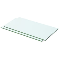 Vidaxl - Panneaux d'étagère 2 pcs Verre Transparent 50 x 20 cm