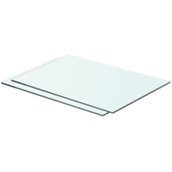 Vidaxl - Panneaux d'étagère 2 pcs Verre Transparent 50 x 30 cm