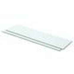 vidaXL Panneaux d'étagère 2 pcs Verre Transparent 60 x 12 cm - TU