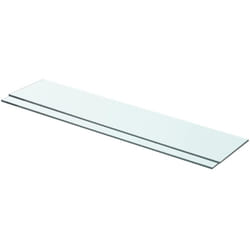 Vidaxl - Panneaux d'étagère 2 pcs Verre Transparent 70x15 cm