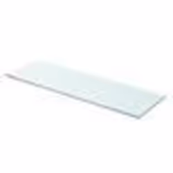 vidaXL Panneaux d'étagère 2 pcs Verre Transparent 80 x 25 cm