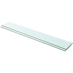 Vidaxl - Panneaux d'étagère 2 pcs Verre Transparent 100 x 15 cm