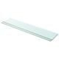 vidaXL Panneaux d'étagère 2 pcs Verre Transparent 100 x 20 cm - TU