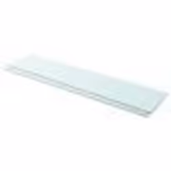 vidaXL Panneaux d'étagère 2 pcs Verre Transparent 110 x 25 cm - TU