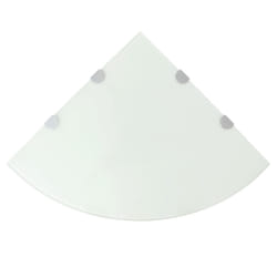 VidaXL 3051600 étagères Verre trempé Blanc