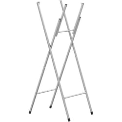 Pieds de table de bar pliables Argenté 45x53x108 cm