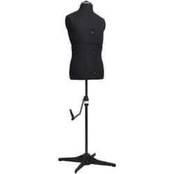 Vidaxl - Mannequin de couture ajustable pour homme Noir Taille 37-45