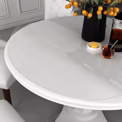 Description générale Ce protecteur de table ronde, d'une épaisseur de 2 mm, est idéal pour protéger vos tables et sols à l'in ...