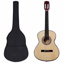 vidaXL Ensemble de guitare classique pour débutants 8 pcs 3/4 36"