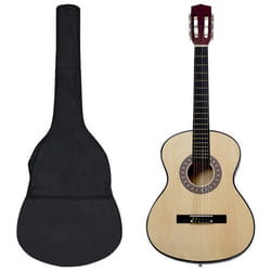 vidaXL Ensemble de guitare classique pour débutants 8 pcs 3/4 36"