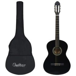 vidaXL Ensemble de guitare classique pour débutants 8 pcs bleu 3/4 36"
