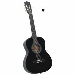 vidaXL Guitare classique de débutants et enfants Noir 3/4 36"