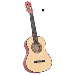 vidaXL Guitare classique pour débutants et enfants 1/2 34" Tilleul