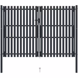 Ce portail à double porte offre une entrée de style contemporain pour dissimuler votre jardin du monde extérieur. Ce portail ...
