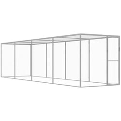 vidaXL Cage pour chat 6x1,5x1,5 m Acier galvanisé