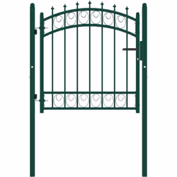Ce portail de clôture constitue une barrière de sécurité pratique pour votre jardin, patio ou terrasse. Fabriqué en acier rob ...