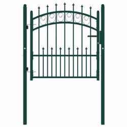 Ce portail de clôture constitue une barrière de sécurité pratique pour votre jardin, patio ou terrasse. Fabriqué en acier rob ...