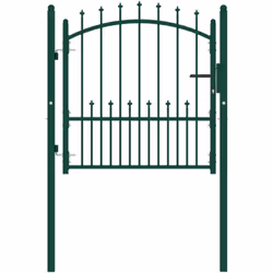 Ce portail de clôture constitue une barrière de sécurité pratique pour votre jardin, patio ou terrasse. Fabriqué en acier rob ...