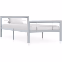 Donnez un aspect élégant et classique à votre chambre à coucher avec notre cadre de lit en métal ! Le cadre du lit possède un ...