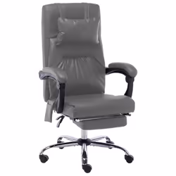 VidaXL 20298, 110 kg, 1 pièce(s), Coton, Simili-cuir, Métal, Polyester, Anthracite